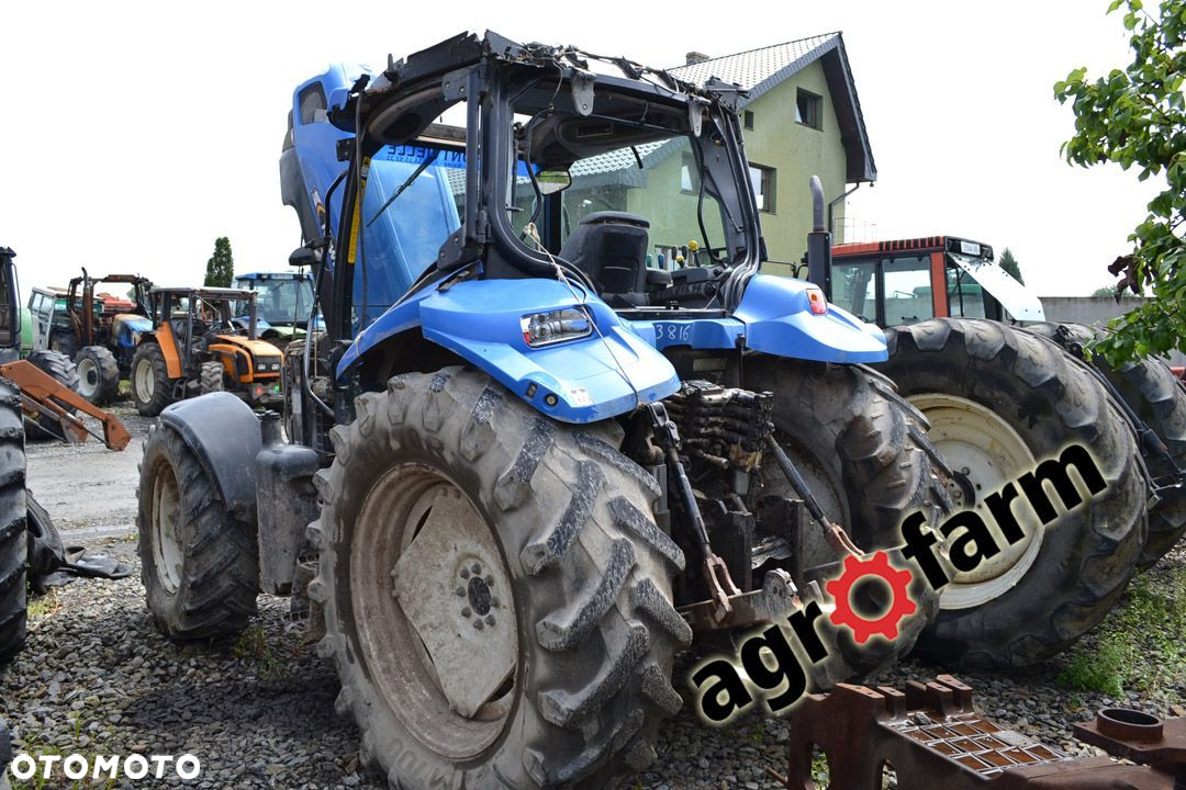 New Holland części TSA TS125A 115 110 100 135 silnik most skrzynia zwolnica piasta zębatka układ - 3