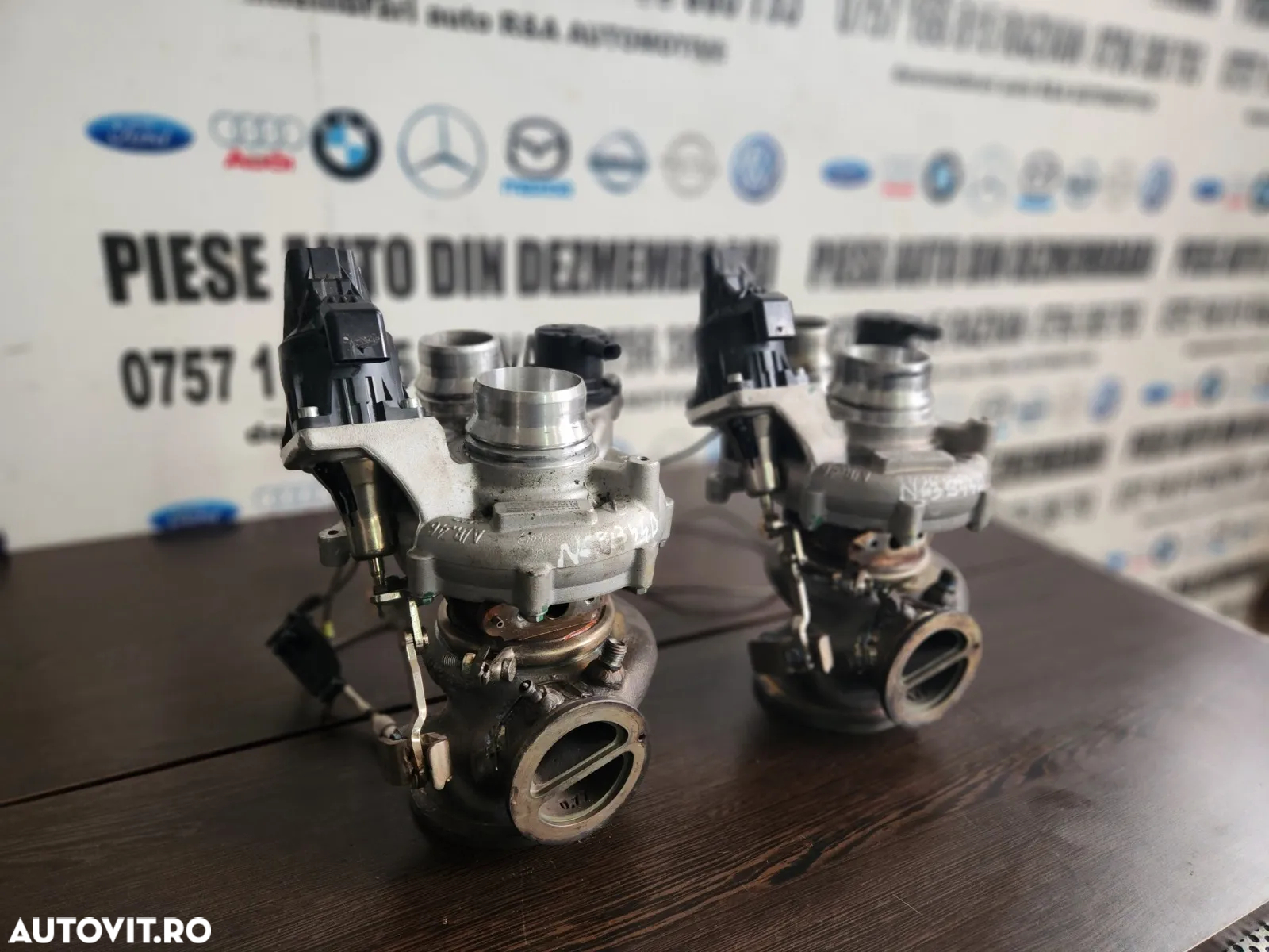 Turbo Turbina Bmw 4.4 I Bi-Turbo Benzina Motor N63B44D G20 G30 G11 G12 G14 G15 G01 G02 G05 G06 G07 - 12