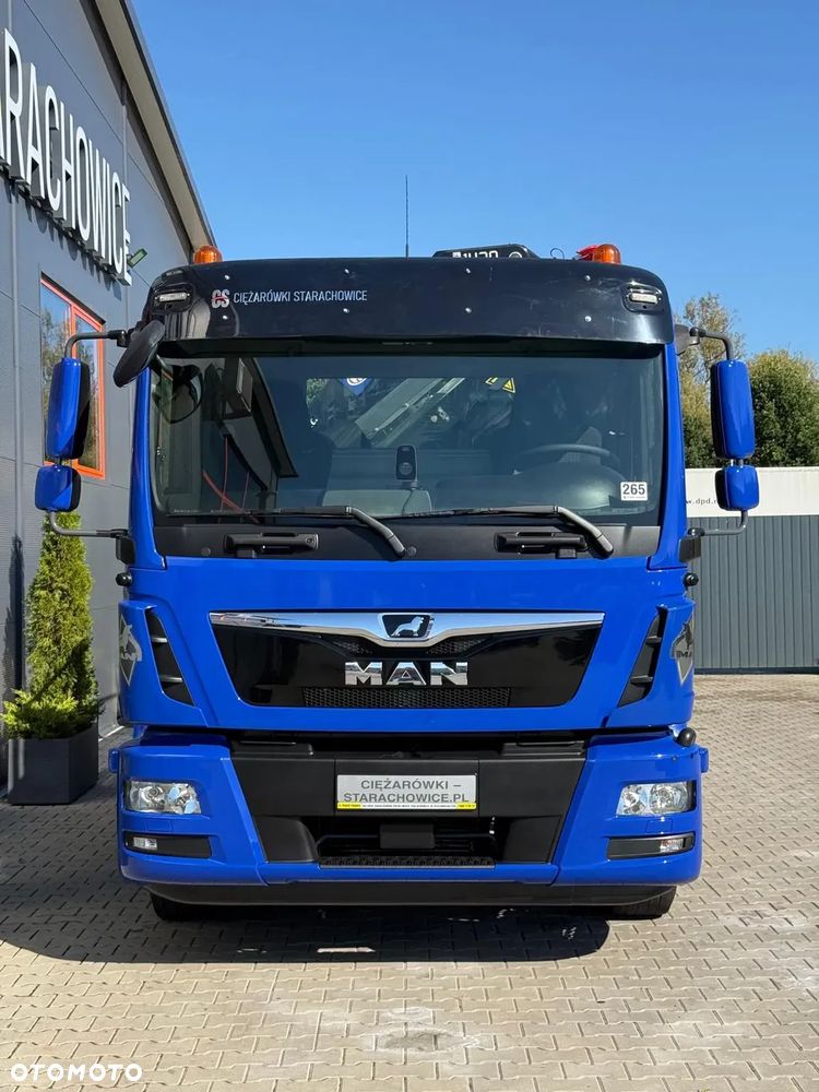 MAN TGM 15.250 skrzynia z żurawiem // E6 // Klimatyzacja / HMF 1420 K1 HDS dzwig kran crane budowlanka - 22
