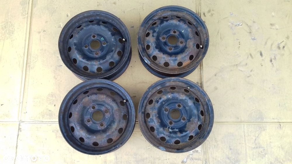 FELGI FELGA STALOWE KOMPLET HYUNDAI KIA 4x100 5Jx14 - 1