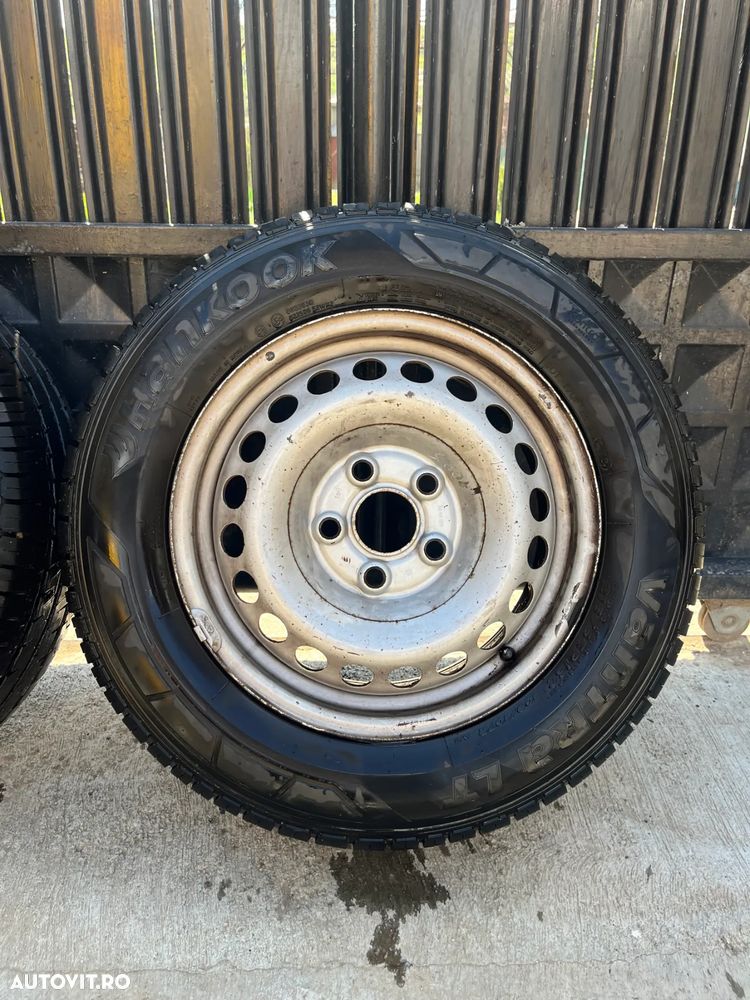 2x Roti Jante cu anvelope Hankook 215 65 16 C VW T5 T6 - 2