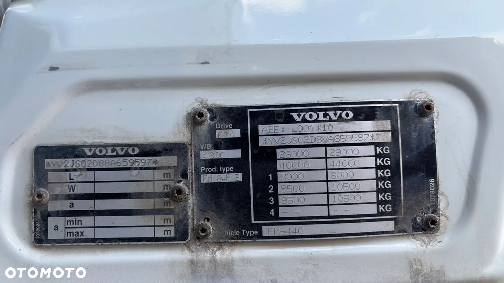 Volvo FM440, 6x4, Hakowiec/Czołownica, 371000km.,  Klimatr., Z Niemiec - 20