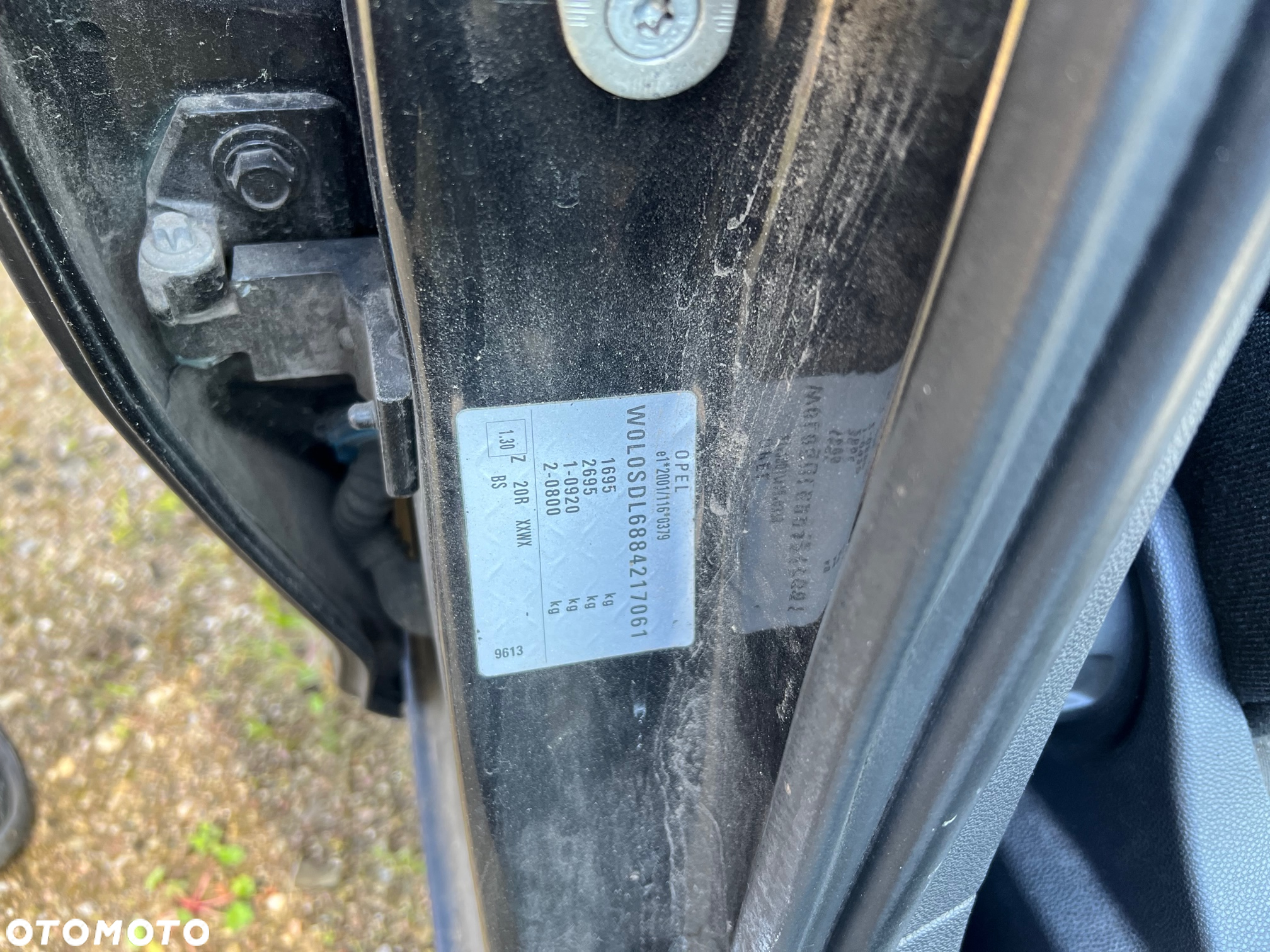 Drzwi tylne tył lewe Opel Corsa D Z 20R - 2