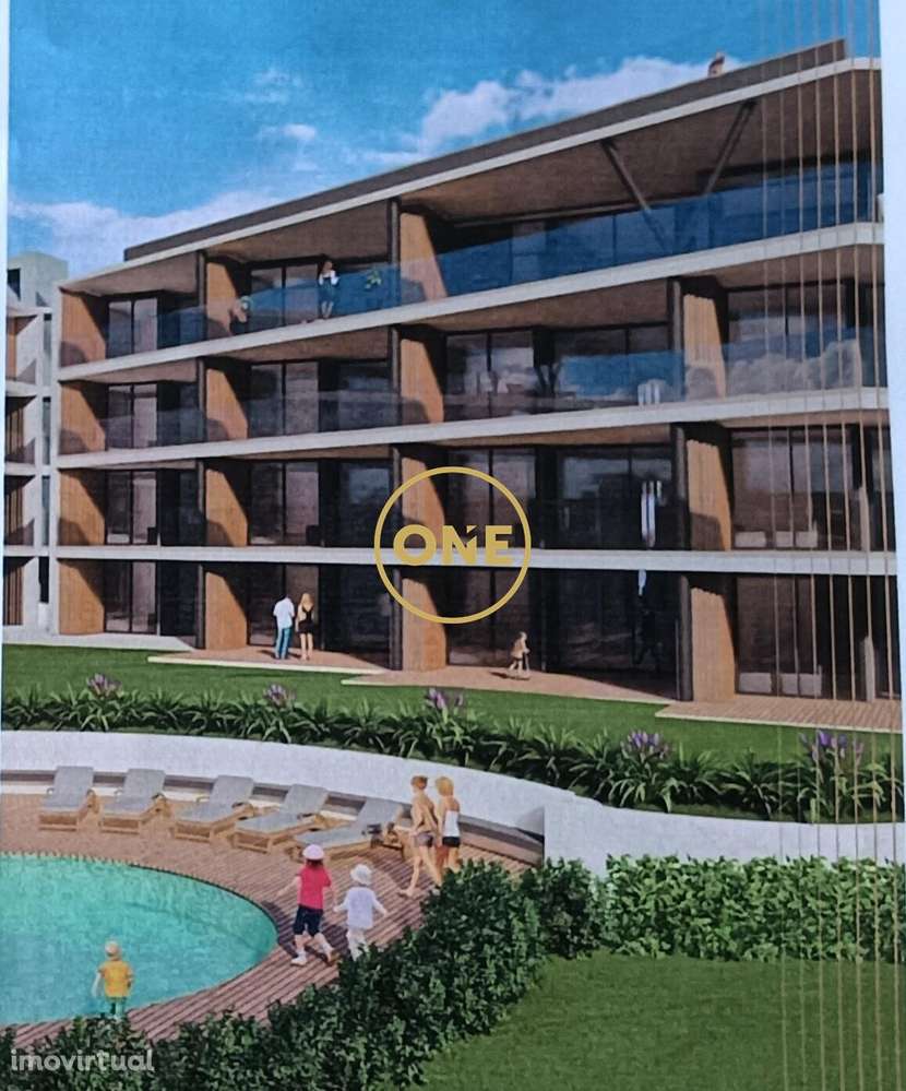 Apartamento T1 com piscina no rooftop, a 5 min a pé da praia da Oura - - Grande imagem: 4/13