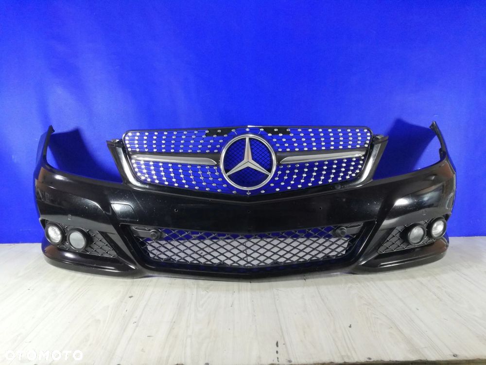 Mercedes C-Klasa W204 Lift zderzak grill przód przedni 11/14r 040 pdc - 1