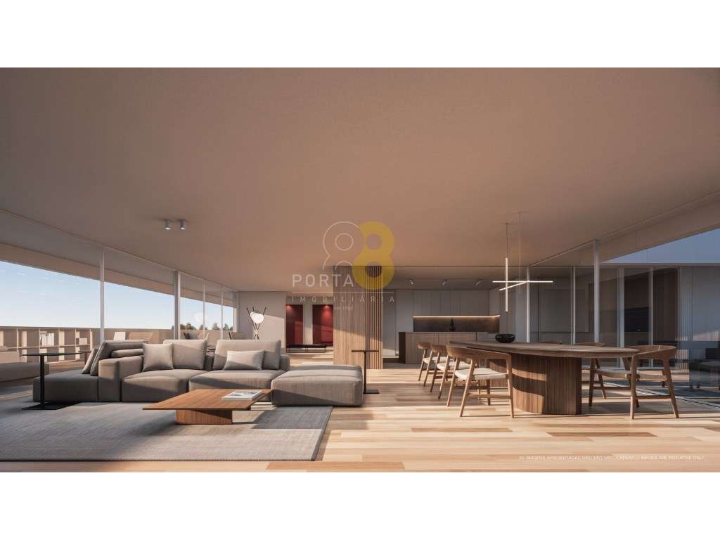 T3 Novo com Varanda, Garagem e Vistas Desafogadas - Requesende - Grande imagem: 5/47