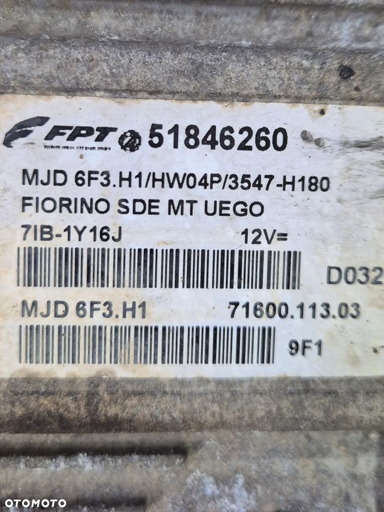 ZESTAW STARTOWY KOMPUTER BSI STACYJKA LICZNIK FIORINO IV NEMO BIPPER 1.3 MJ 08r.+ EURO 4 - 2