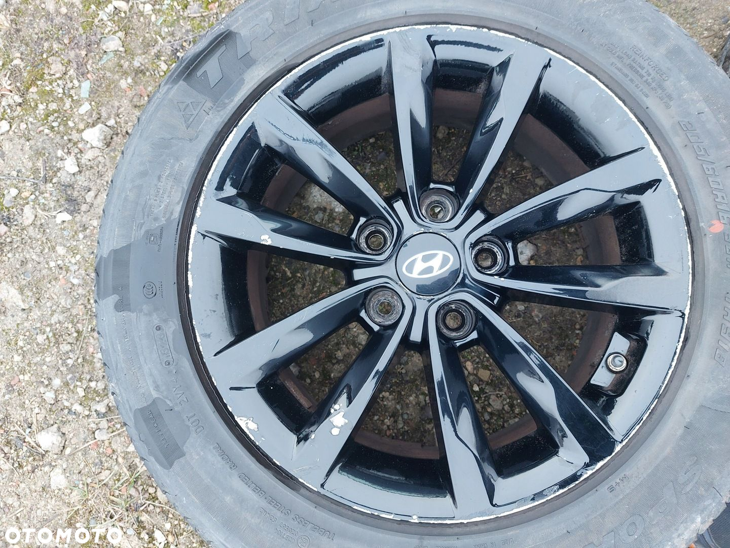 HYUNDAI I40 KOŁA 7Jx16 FELGI ALUMINIOWE Z OPONAMI - 6