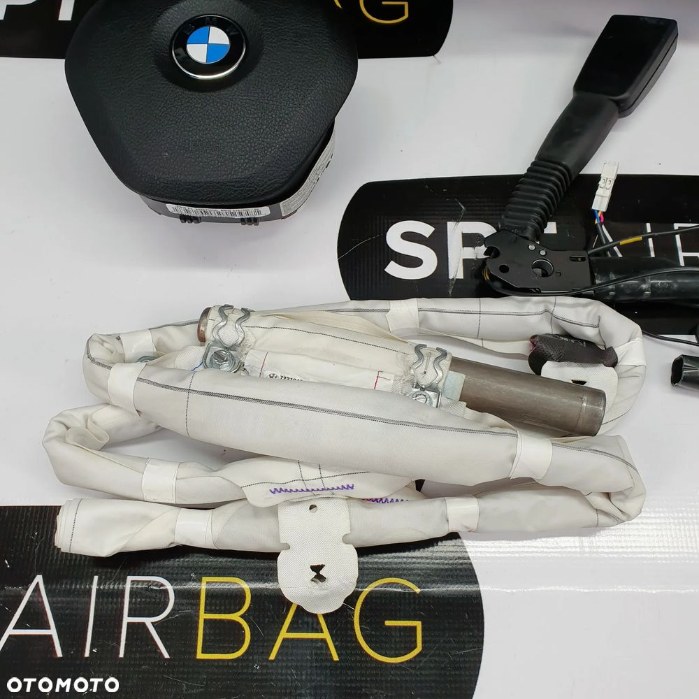 BMW F20 F21 DESKA ROZDZIELCZA KONSOLA KOKPIT PULPIT PODUSZKI AIRBAG AIR BAG NAPINACZE KIT SET - 9