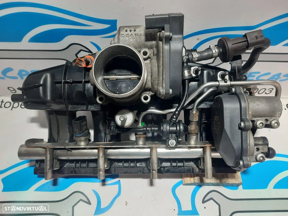COLETOR COLECTOR ADMISSÃO MOTOR BORBOLETA  RÉGUA BWA GOLF V MK5 2.0 GTI 200CV 06F133317L 06F133482B  A2C53247913 06F133201P  06F133185AG - 5
