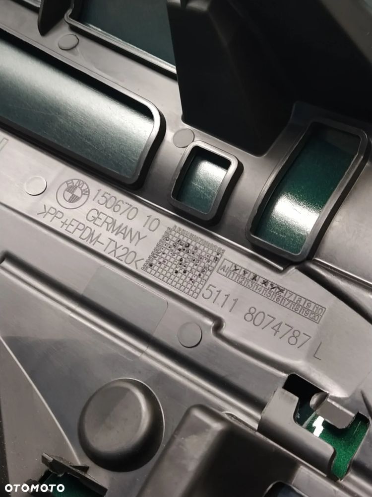 BMW 8 G14 G15 G16 M-PAKIET ZDERZAK PRZÓD PRZEDNI KRATKI LEWA PRAWA ŚRODKOWA 6XPDC CZUJNIKI PARKOWANIA ORYGINAŁ - 14