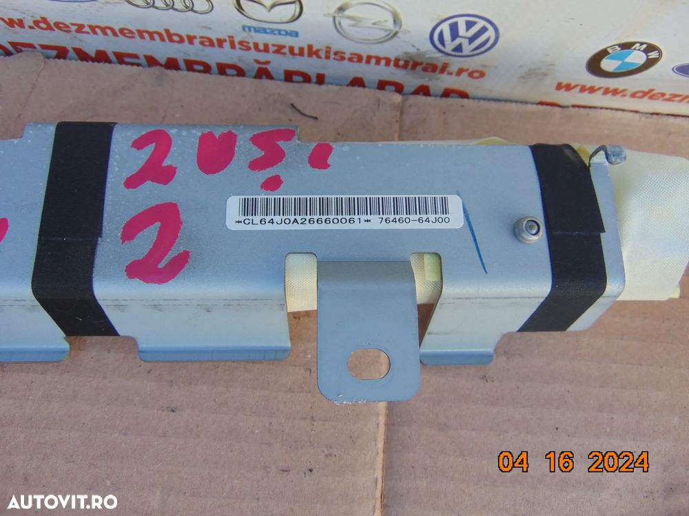 Airbag Cortina Suzuki vitara 3 usi Grand Vitara 2005-2016 airbag lateral stanga dreapta cortine - 7