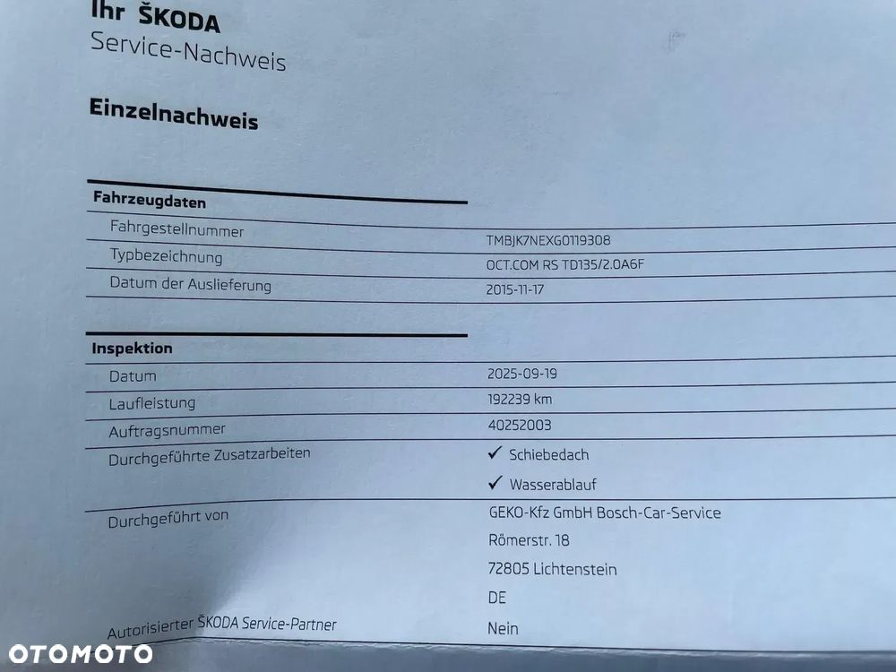 Skoda Octavia 2.0 TDI DSG RS - 30