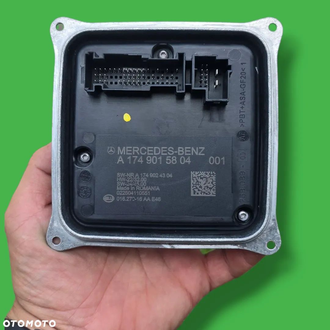 PRZETWORNICA MODUŁ STEROWNIK LED MERCEDES CLA III A174 W174 A1749015804 - 1