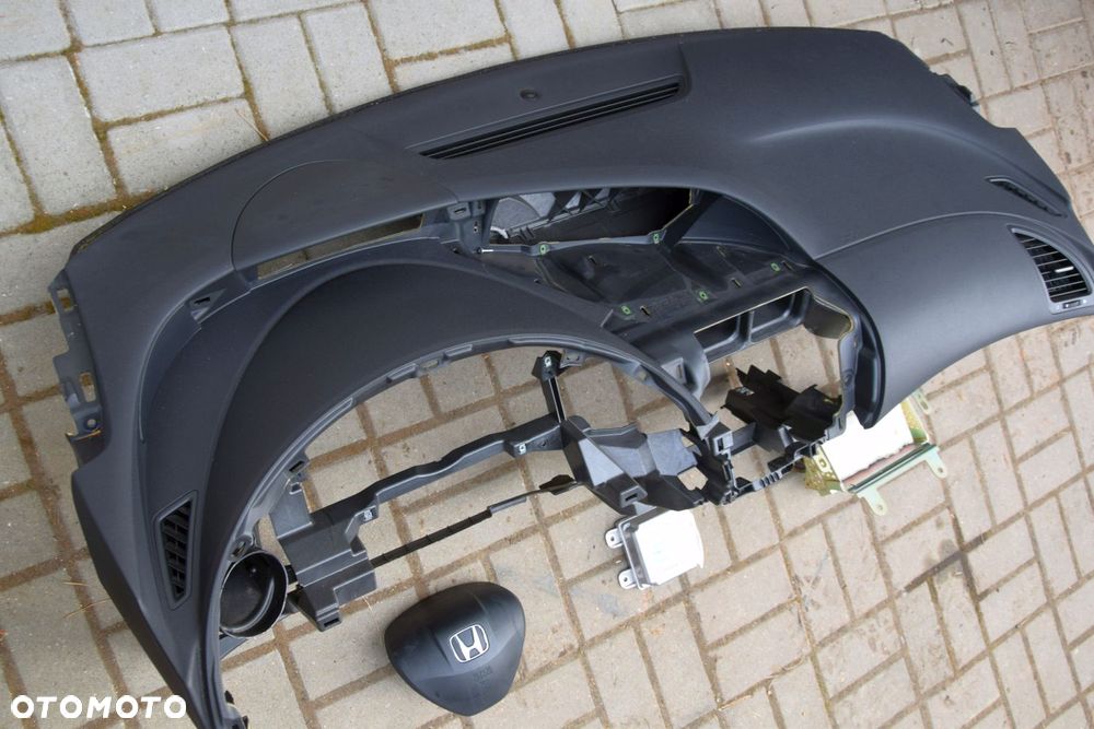 Honda Civic VIII UFO 06-11 Deska rozdzielcza konsola + poduszki airbag ORYGINAŁ EUROPA - 5