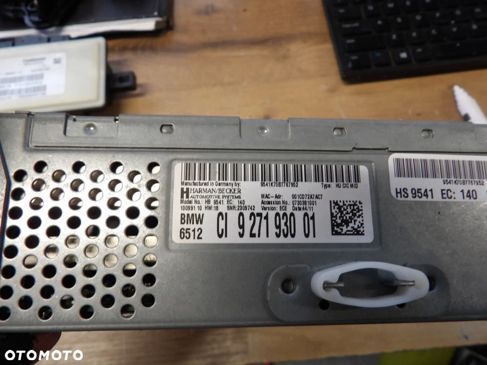 BMW - F10,F11 - RADIO - NAWIGACJA - 9271930 - 3