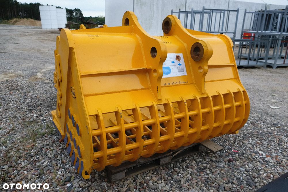 łyżka ażurowa 2,1m3 duża do koparki 0d 30 do 45 ton mocowanie miller - 5