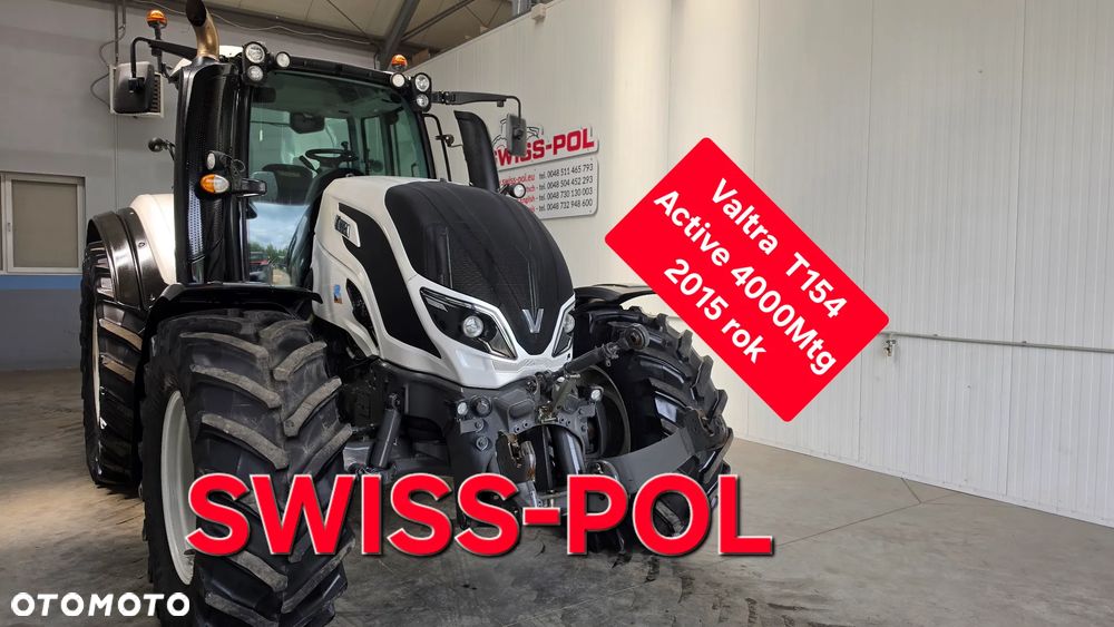 Valtra T 154 Active Biała Perła 2 sztuki T174 Versu pod GPS N154 Versu Fendt Vario Claas Arion John R John M New Holland T6 T7 - 1