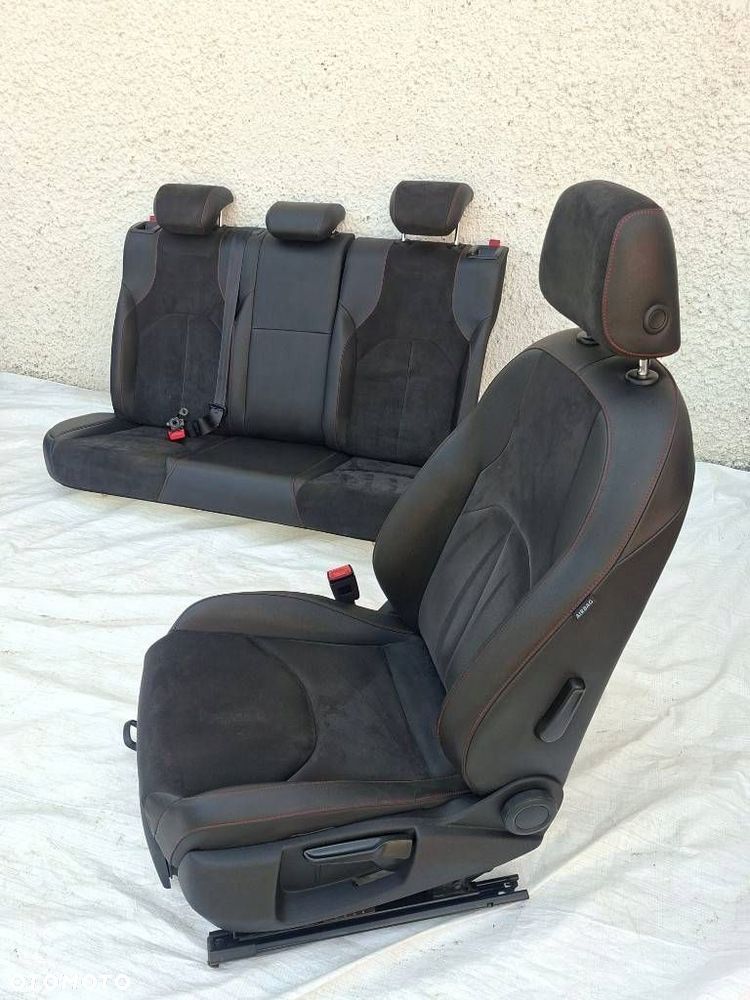 Seat Leon 5F FR Fotele Kanapa Komplet SKÓRA ALCANTARA BOCZKI DRZWI - 5