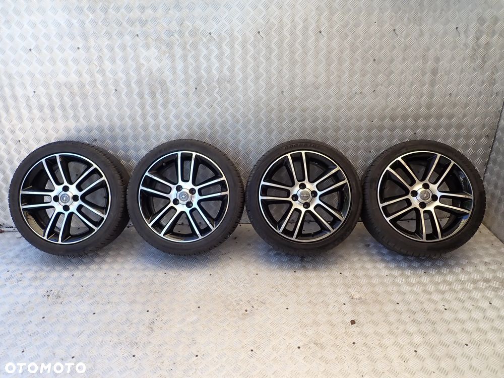 KOŁA FELGI ALUMINIOWE OPEL 7JX17 ET 44 4X100  OP087 (K1) Z OPONĄ LATO GOODRIDER  215/45/17 - 1