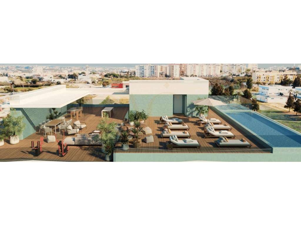 Apartamento T2 Duplex com terraço privado e piscina - Grande imagem: 3/17