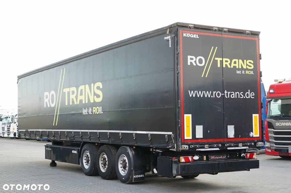 Kögel FIRANKA / STANDARD / PODNOSZONY DACH / KOSZ NA PALETY - 6