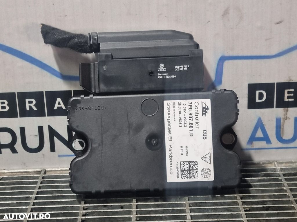 Modul Frana De Mana Volkswagen Touareg 7P 3.0 TDI 2010 - 2014 2967CC (1109) 7P0907801D - 1
