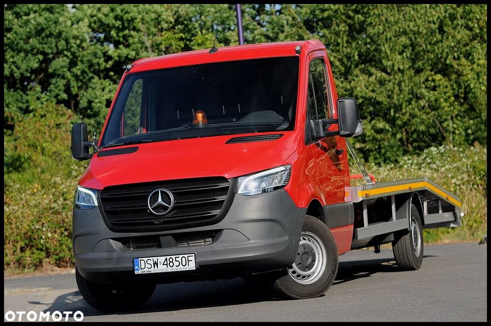 Mercedes-Benz Sprinter 2.0 CDi 150KM Auto Laweta FULL LED Nowa zabudowa Climatronic Elektryka Salon Polska Faktura VAT 23% - 1