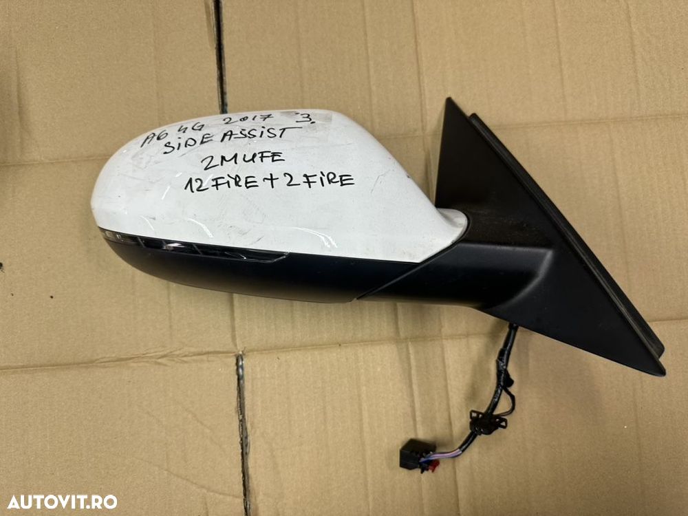 Oglinda dreapta cu side assist AUDI A6 C7 an 2017 facelift cod 4G1857410AT - 4