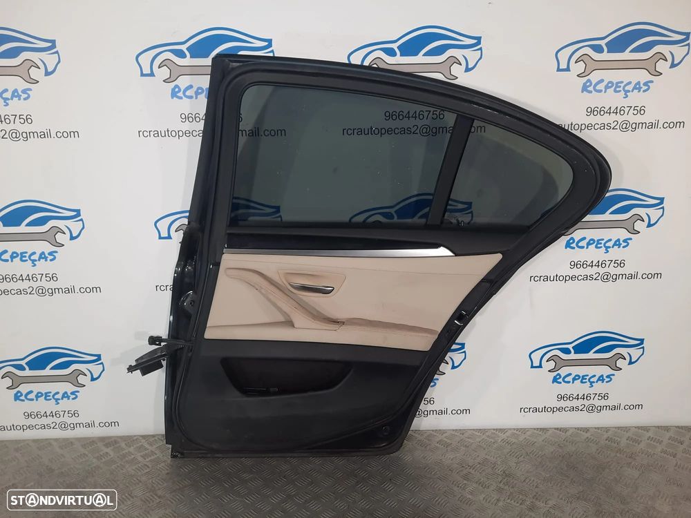 PORTA PORTAS TRASEIRA TRÁS DIREITA BMW SERIE 5 F10 SEDAN CARRO FECHO ELEVADOR MOTOR PUXADOR VIDRO ESCURECIDO - 5