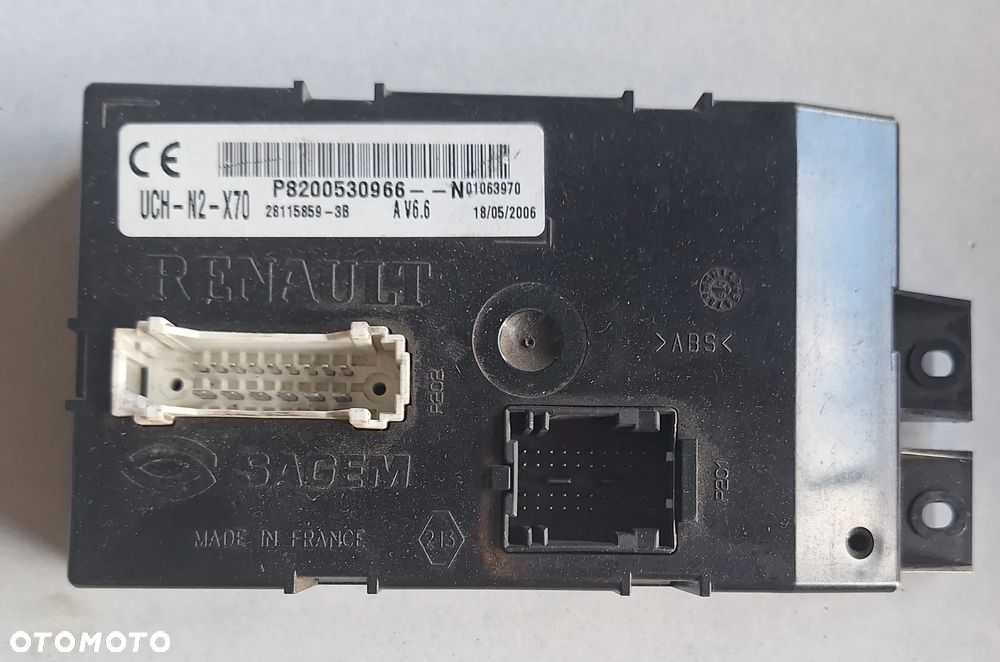 Moduł komfortu UCH Renault Master II/06 rok - UCH-N2-X70 /P8200530966 - 1