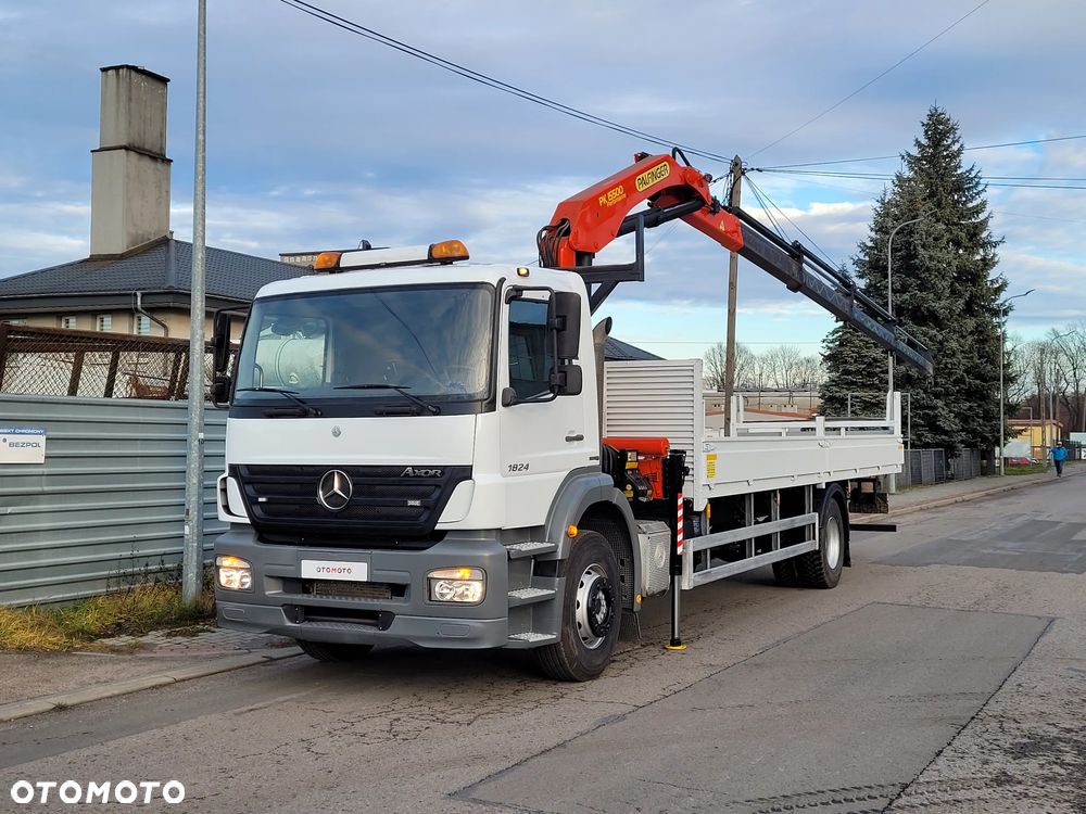 Mercedes-Benz AXOR 1824 // HDS PALFINGER 4 WYSUWY 12,20m PK 15500 // SKRZYNIA ŁADUNKOWA 8m. - 6