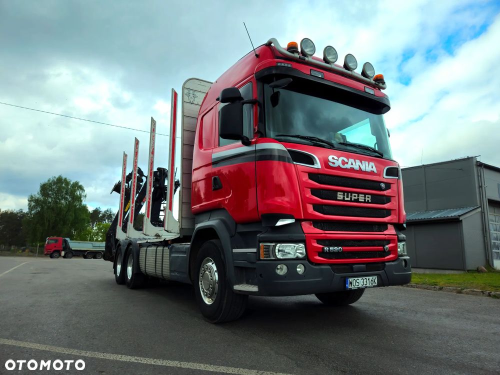 Scania R520 V8 Loglift 115Z93 do drewna drzewa kłody - 1