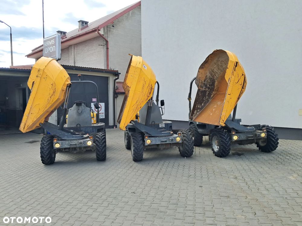 Wacker Neuson wozidło budowlane obrotowe 4 t tony hydrostat/automat oświetlenie obrót + kiper silnik Yanmar 44 KM nowe opony przód ROPS 4x4 3 6 t ładowność D04-02 Terex Thwaites JCB Mecalac Ausa 4001s wywrotka kamera - 15
