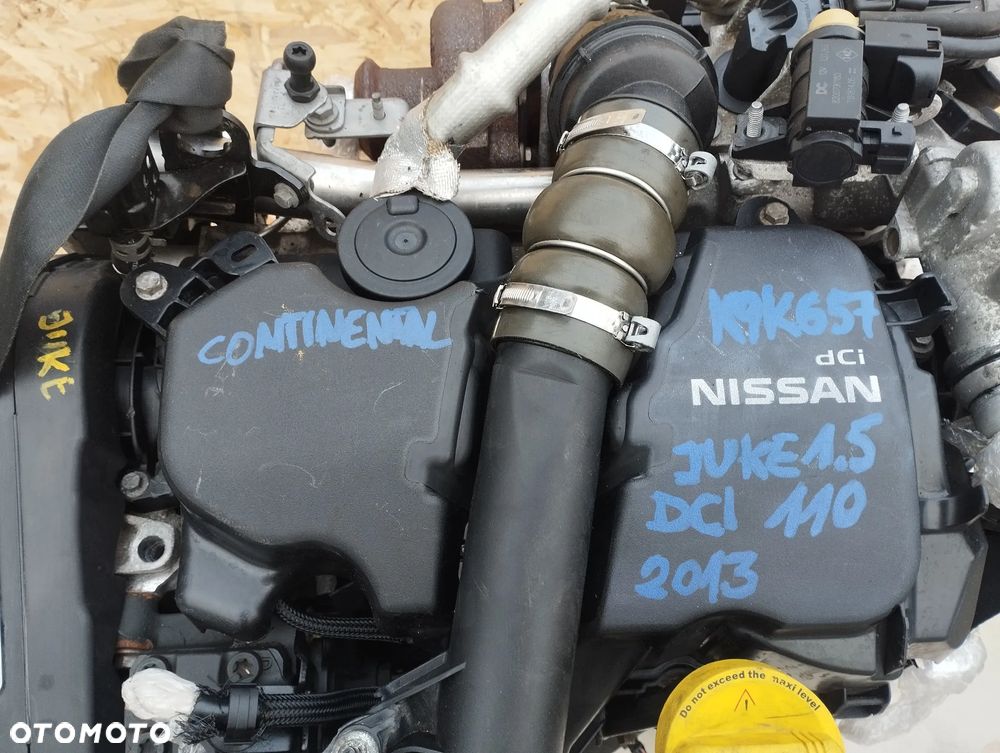 SILNIK K9K 657 1.5 DCI NISSAN JUKE F15 2013 CONTINENTAL - 7