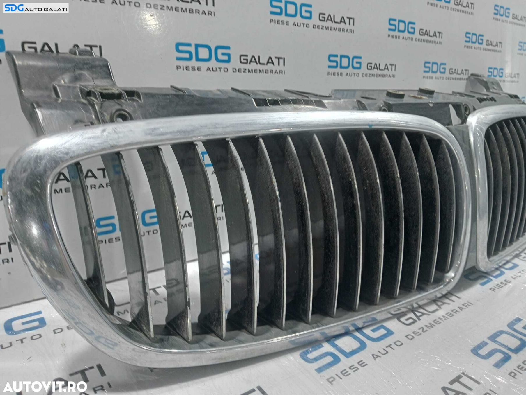 Grila Centrala cu Nara Nari Grile de pe Capota BMW Seria 7 E65 E66 730 Facelift 2005 - 2008 [L4789] - 9