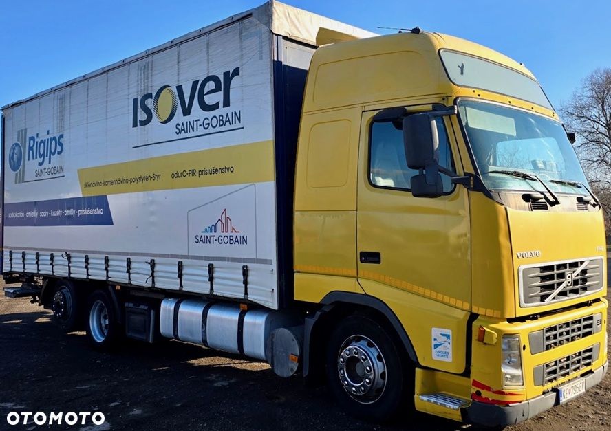 Volvo FH12 420 6x2 JUMBO OŚ PODNOSZONA ZABUDOWA FIRANKA DŁ:7.80m WINDA HYDRAULICZNA KLIMA 2xALUTANK I-SHIFT LODÓWKA 2006r WAGA:11087kg DMC:24000kg - 1