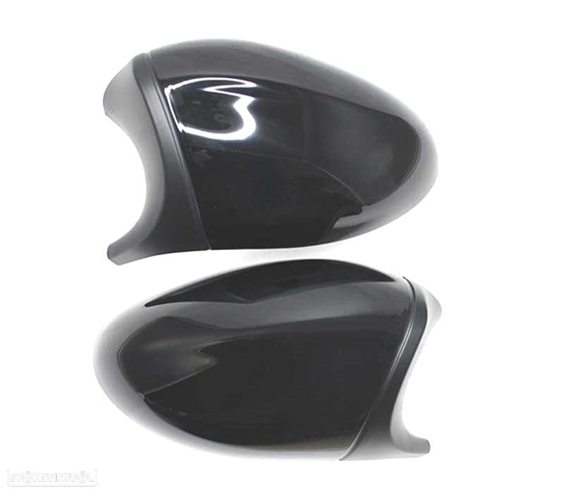 CAPAS ESPELHOS RETROVISORES LOOK M3 E90 E92 E82 E88 E91 E93 PRETO BRILHANTE - 4