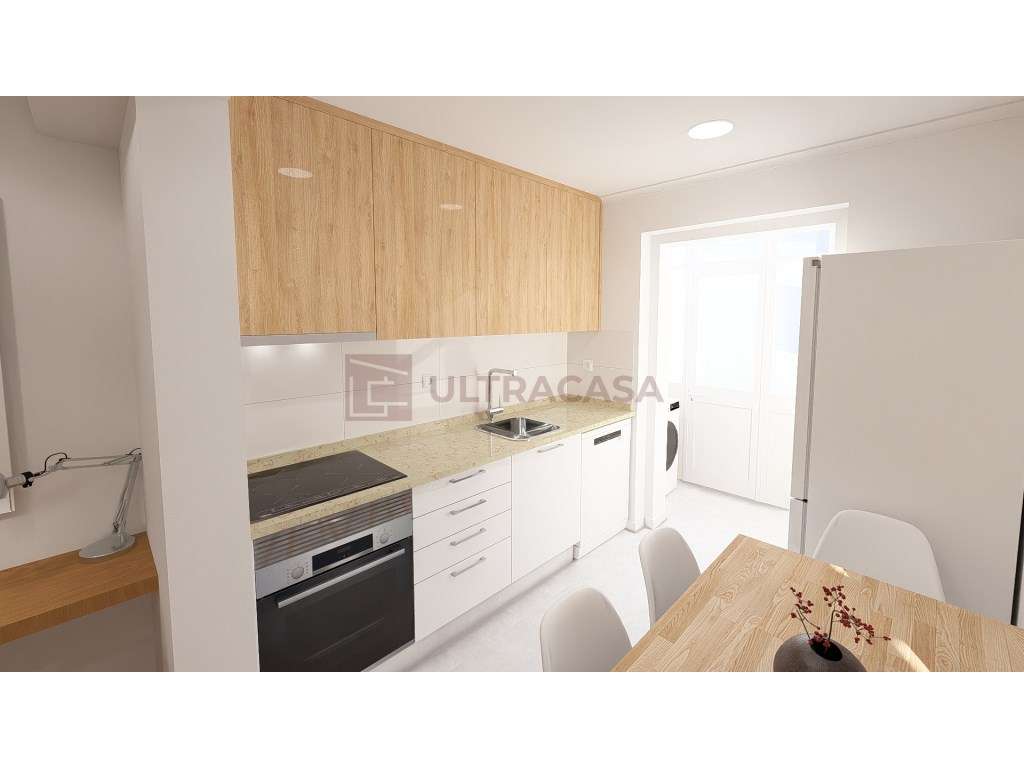 T0 Remodelado com Logradouro no Centro da Amadora - Grande imagem: 4/48