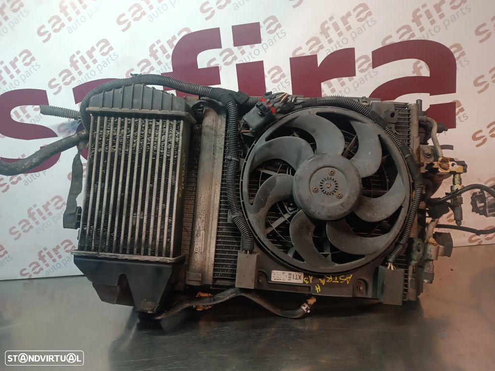 CONJUNTO RADIADORES COM INTERCOOLER E TERMOVENTILADOR OPEL ASTRA H 1.3CDTI - 6