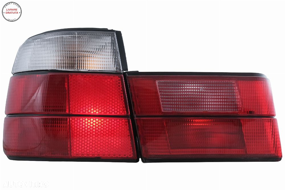 Stopuri BMW Seria 5 E34 Sedan (1987-1995) Rosu- livrare gratuita - 9