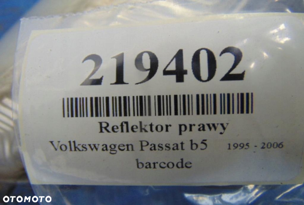 VOLKSWAGEN PASSAT B5 REFLEKTOR PRAWY STAN WIDOCZNY NA ZDJĘCIU - 8