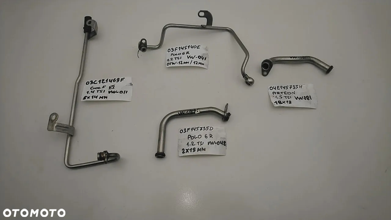 VW AUDI SEAT SKODA RURKA TURBOSPRĘŻARKI - 3