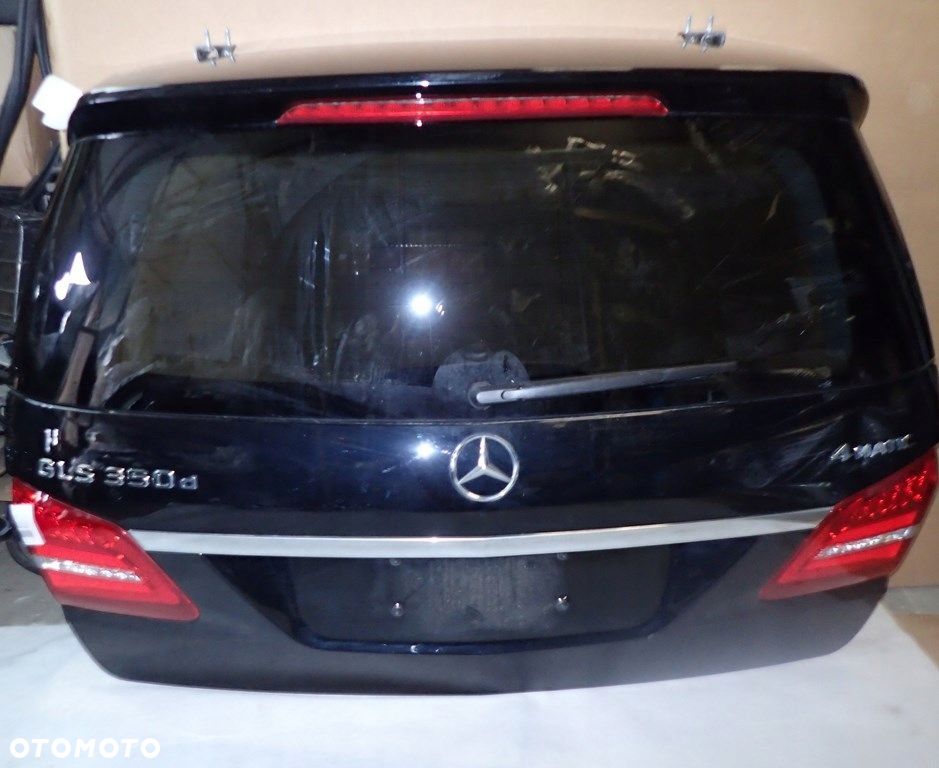 dw mercedes gls x166 zderzak klapa lampy tył - 2