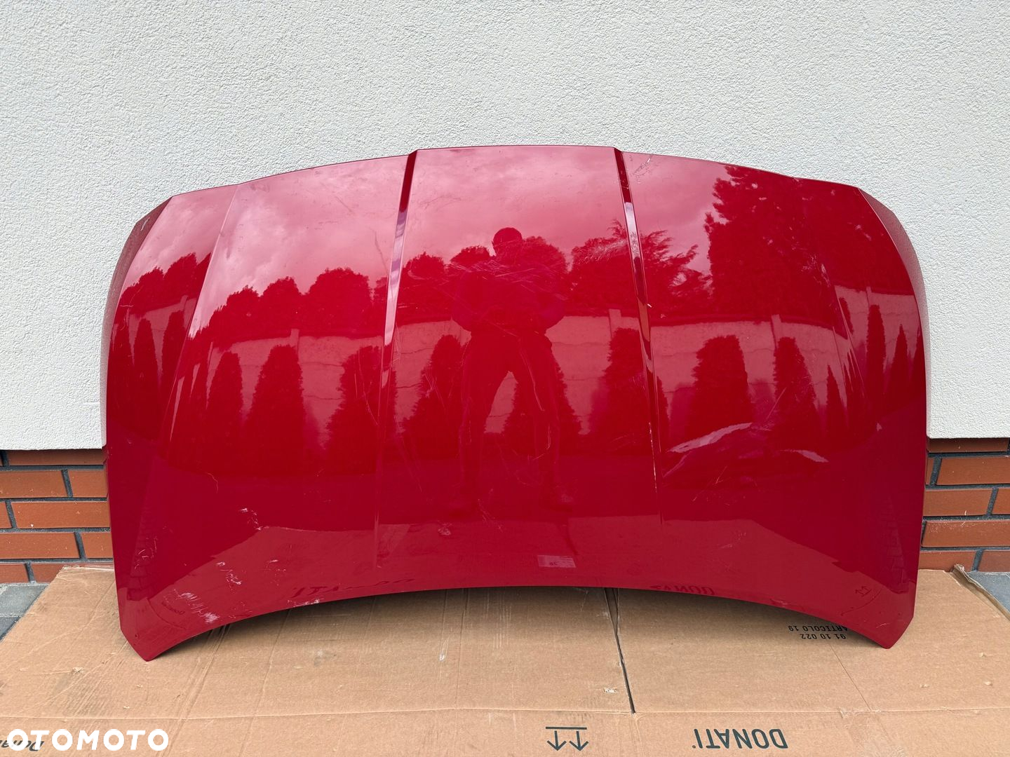 Hyundai i20 III 2019-2025 maska pokrywa silnika czerwona oryginal - 2