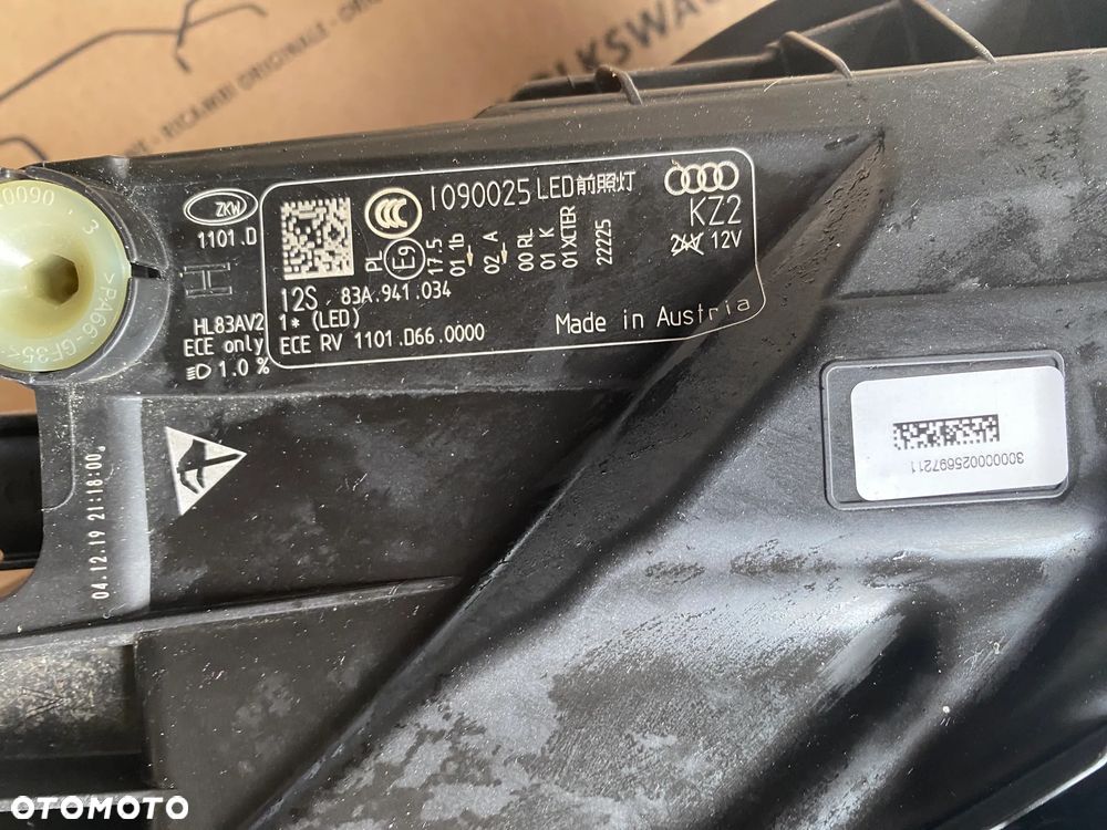 AUDI Q3 83A kompletny przód maska lampy zderzak błotnik pas LS9R 2Y2Y   26km - 38