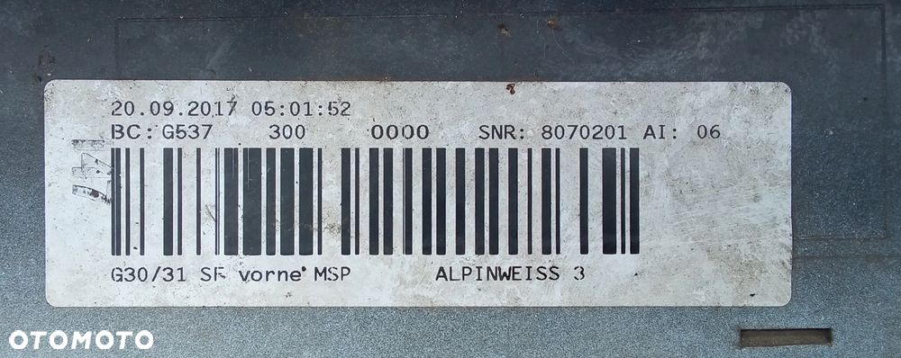 Zderzak przód przedni BMW G30 G31 M Pakiet 6PDF - 11