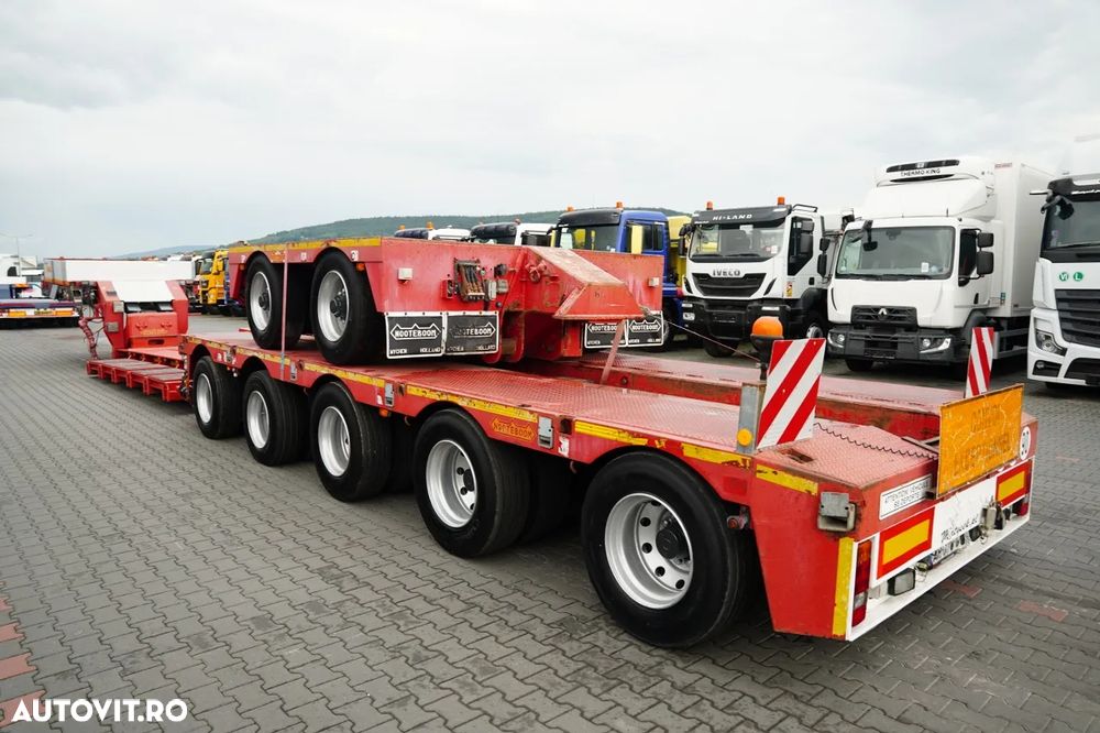 Nooteboom EURO -111-25-ID ȘASIU JOS / EXTENSIBIL / INTERDOLL / SUPORT / 7 AXE / AXE DE DIRECȚIE / SAF / CAPACITATE DE ÎNCĂRCARE: 74.000 KG! - - 27