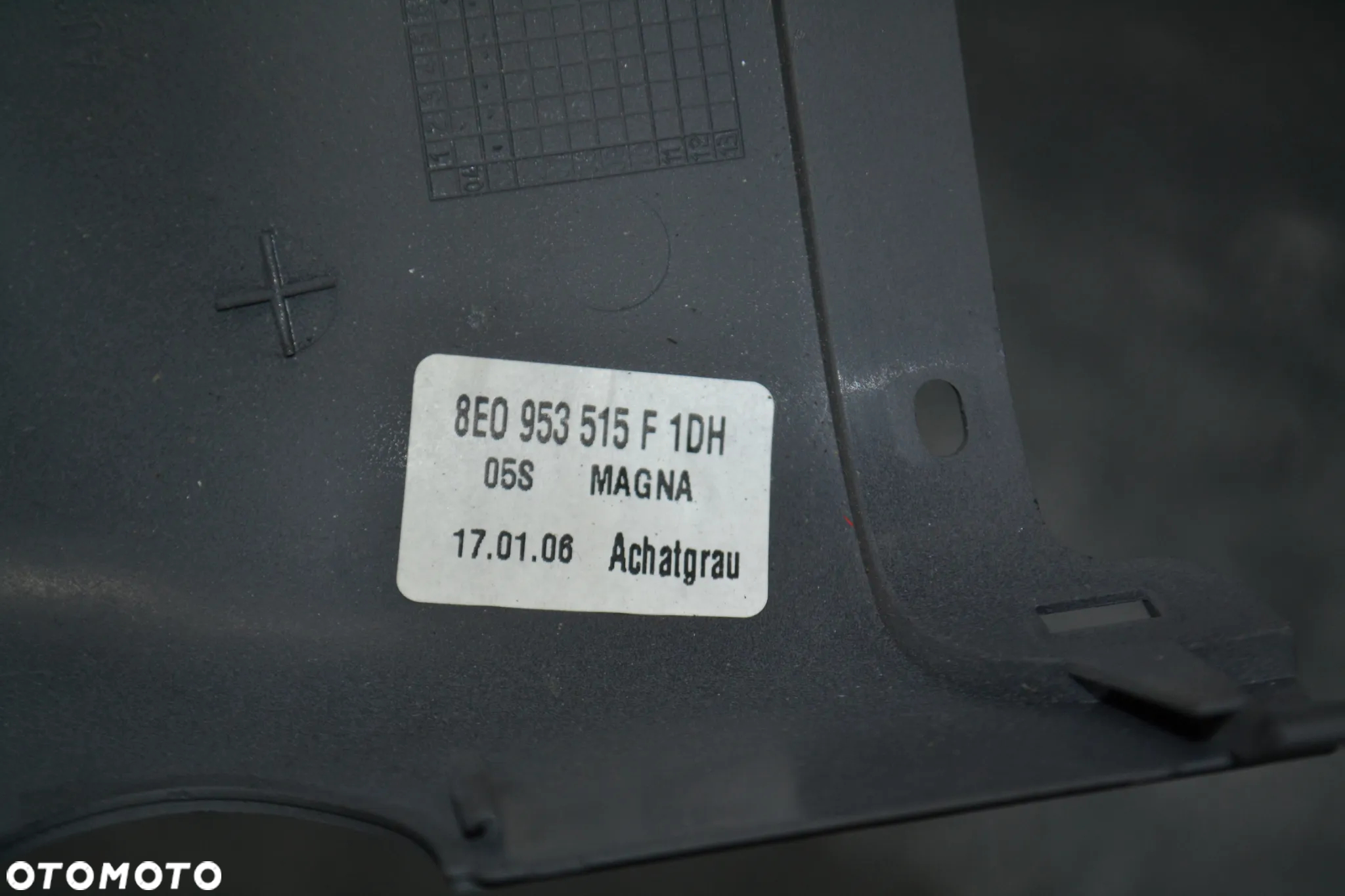 AUDI A4 B6 B7 OBUDOWA OSŁONA KOLUMNY KIEROWNICZEJ STACYJKI MANETEK POD TEMPOMAT 8E0953497A 8E0953515F - 6
