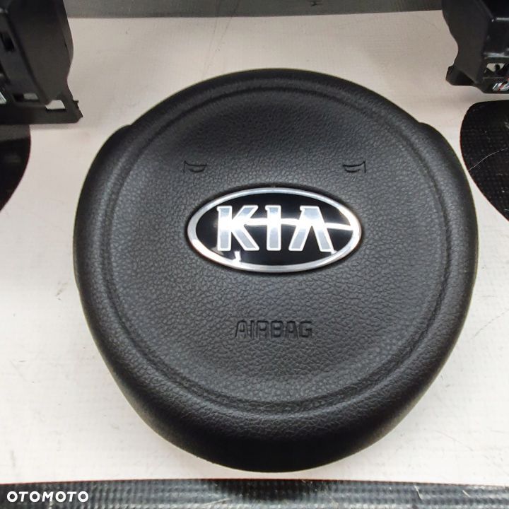 KIA STINGER DESKA ROZDZIELCZA KONSOLA KOKPIT PULPIT PODUSZKI AIRBAG AIR BAG PASY KIT SET - 6